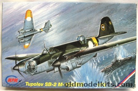 MPM 1/72 Tupolev SB-2 M-103 / BIS Finnish / Chinese / USSR, 72047 plastic model kit